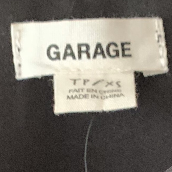 Garage Tiered Chiffon Dress - Jet Black Floral - TP/XS - Picture 6 of 7